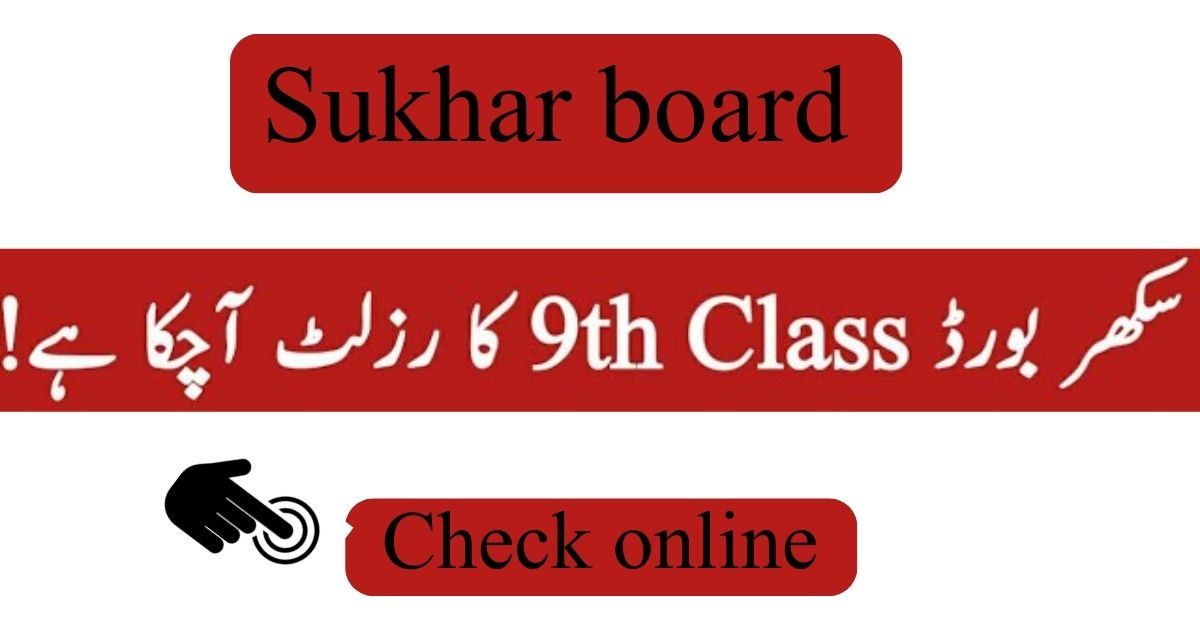 BISE Sukkur Board SSC Part I Result 2024 Check By Institute Code