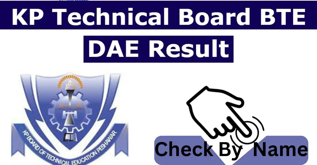 Result DAE Technical Board Peshawar 2024 Search By Name