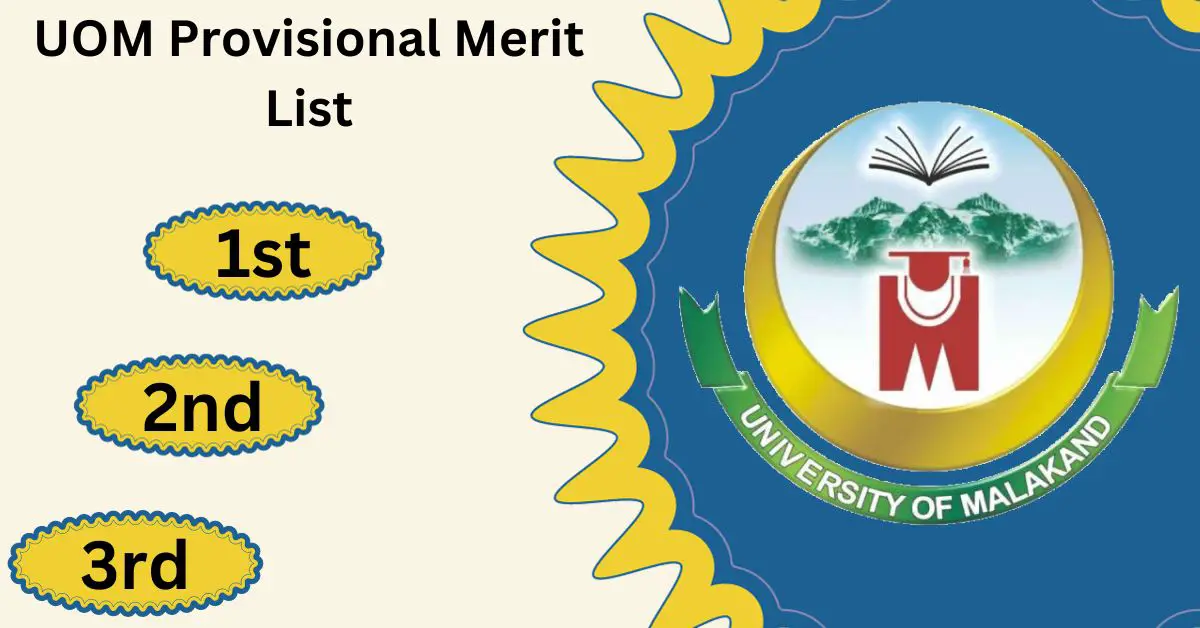 UOM BS Provincial Merit List 2024 Download PDF Files