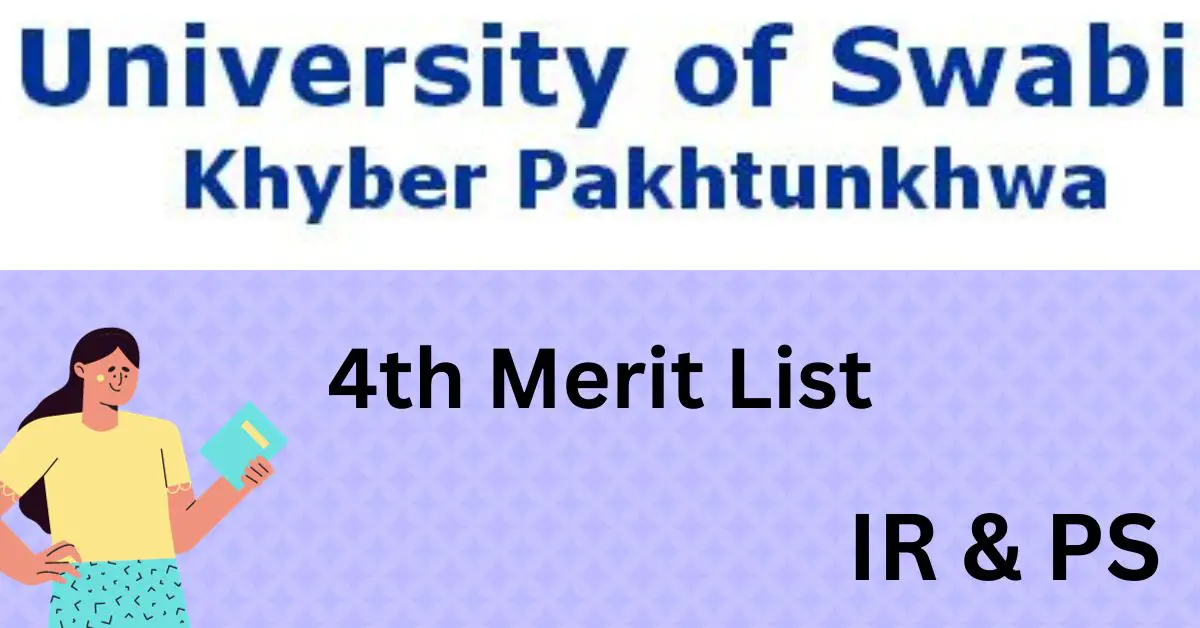 UOS 4th Merit List 2024 IR & PS | PDF Download